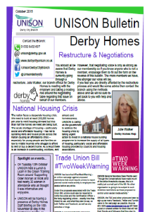 Derby Homes Bulletin - Click Here to Read